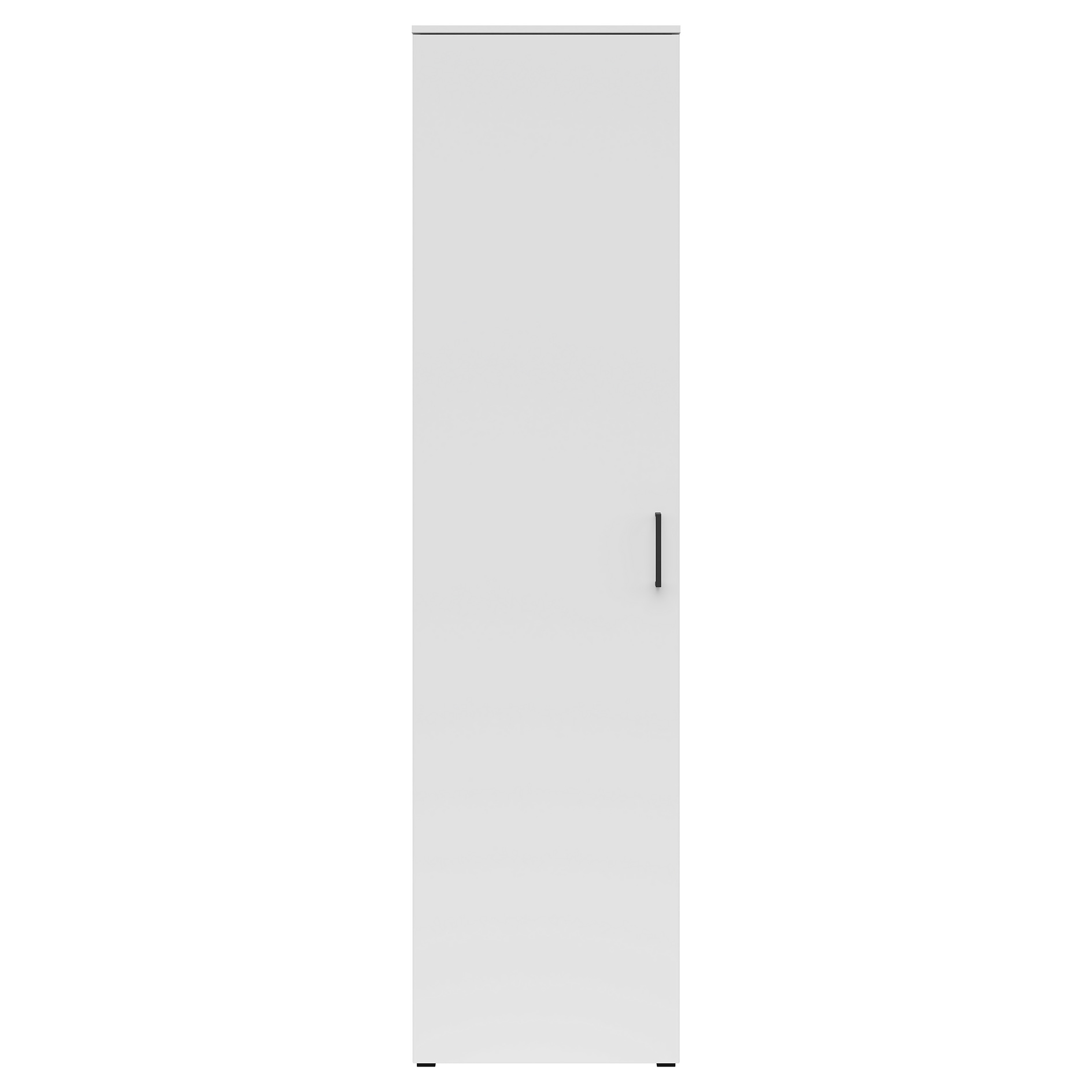 Drehtürenschrank - weiß - Breite 50 cm