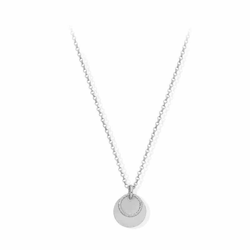 Collier Argent Rhodié Lady
