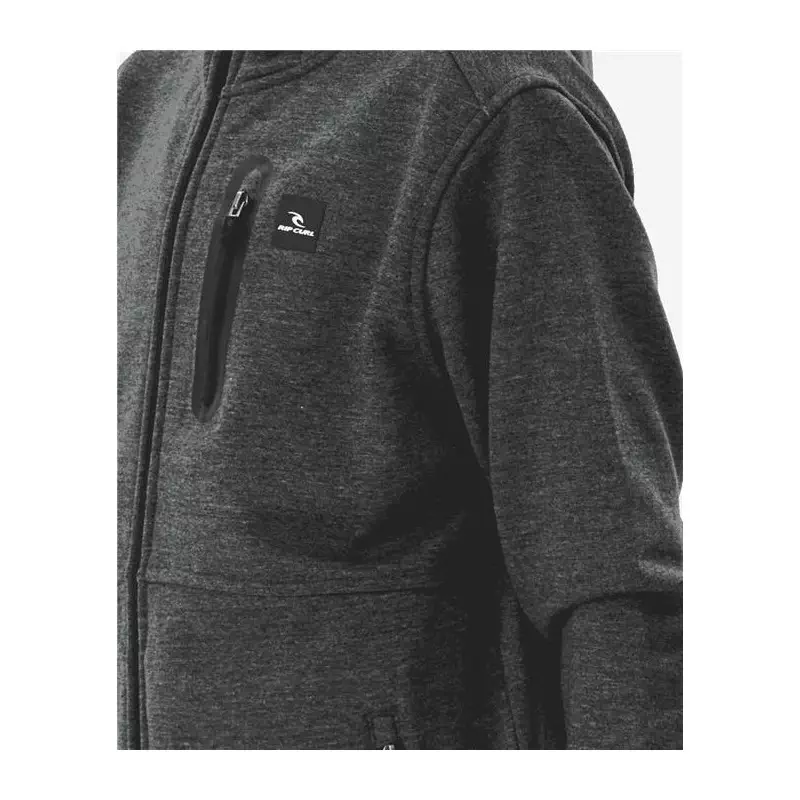 Sweat junior RIPCURL Anti Series Departed Zip -Boy Charcoal Marle
