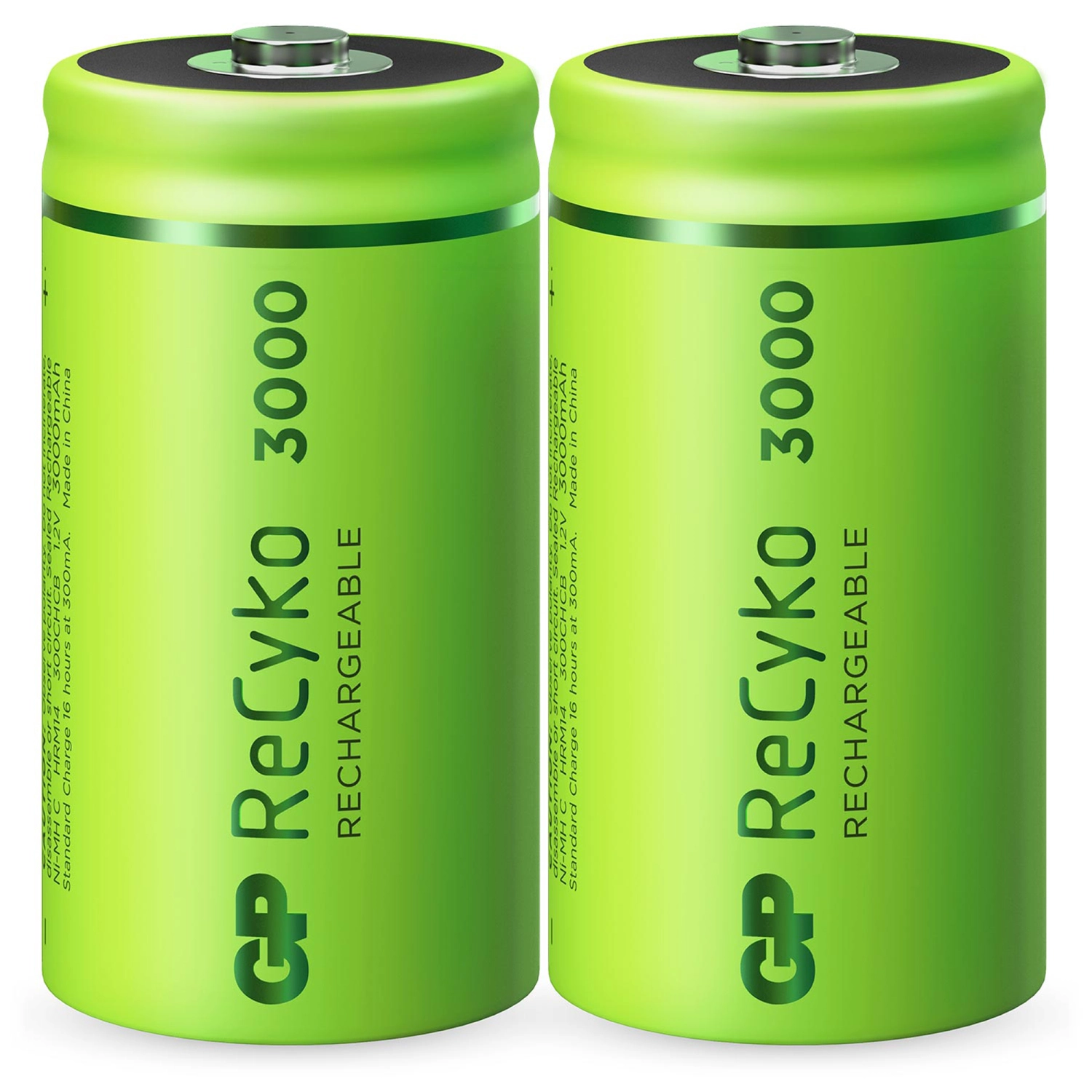 GP 3000mAh Oplaadbaar batterij -NiMH - 2x C - 120300CHCB-C2