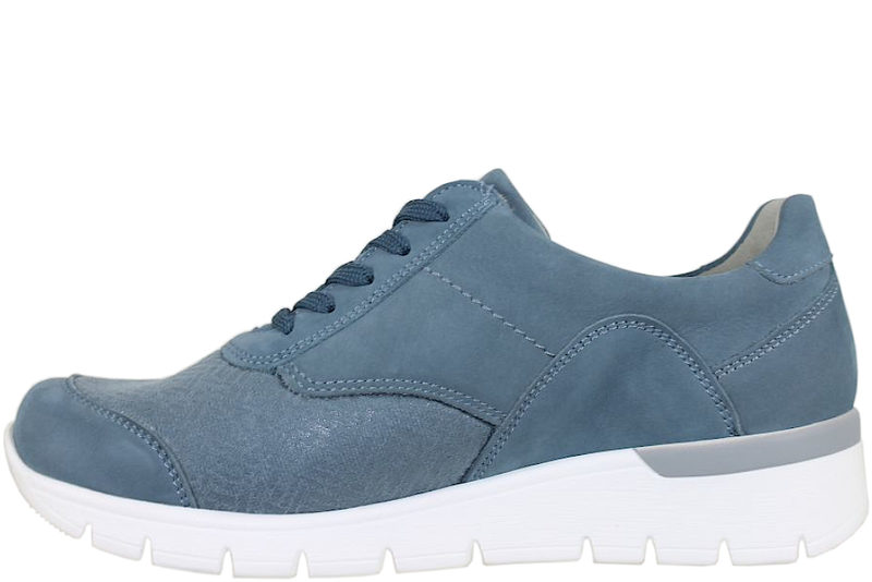WALDLAUFER K-RAMONA SKO I BLÅ NUBUCK VIDDE K