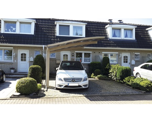 KRB Skiatsu enkele carport met hitte-, UV- en hagelbescherming, 270x500 cm, urban grey