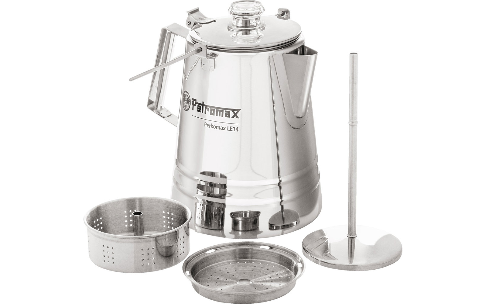 Petromax Perkomax LE14 Edelstahl Kaffee Perkolator 1,5 Liter