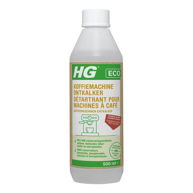 HG ECO koffiemachine ontkalker citroenzuur 500 ml