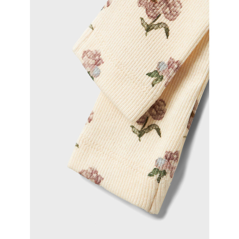 Køb Lil'Atelier Turtledove Peony Gavo Efi Slim Leggings Noos