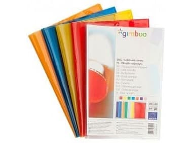 Gimboo-omslag for A5-notatbok, oransje