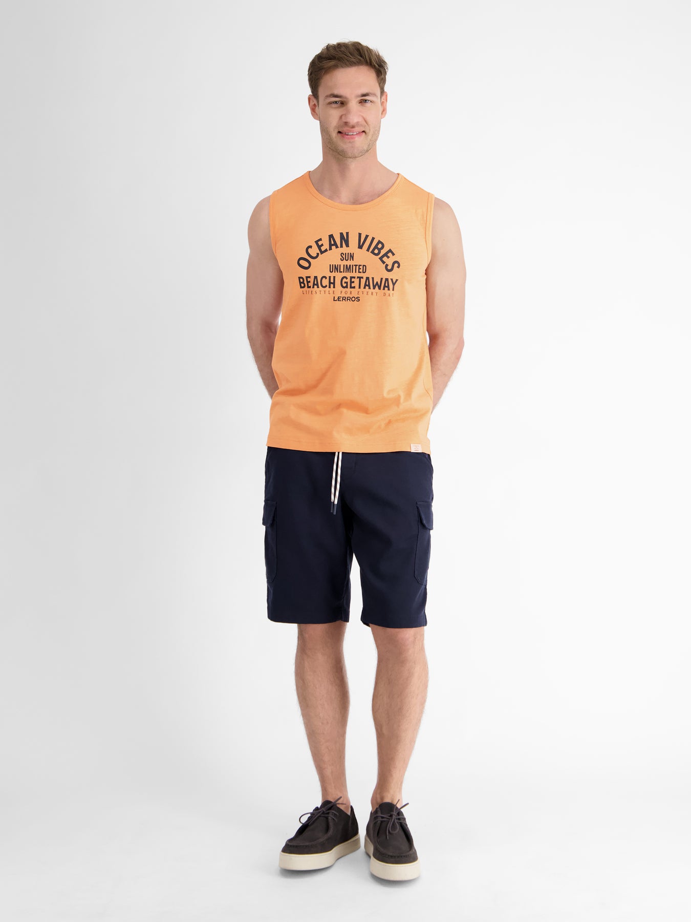 Herren Tanktop mit Brustprint