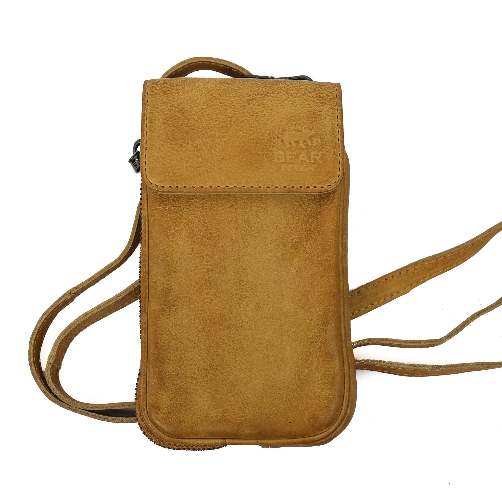 Bear Design Callisto Pelle Telefoontasje Ahana Geel CP2106