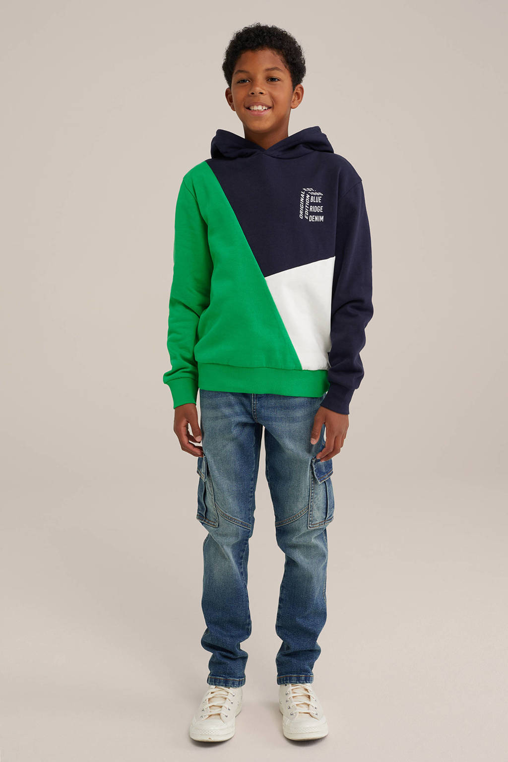 WE Fashion hoodie groen