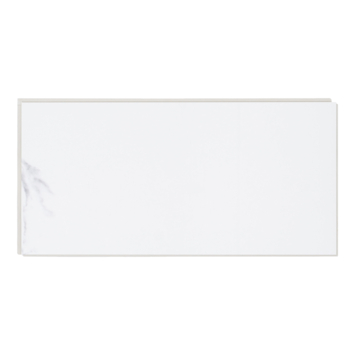 Wandtegel kunststof Allora 30,5x61 cm wit marmer glans, dikte 5mm  1,116 m²