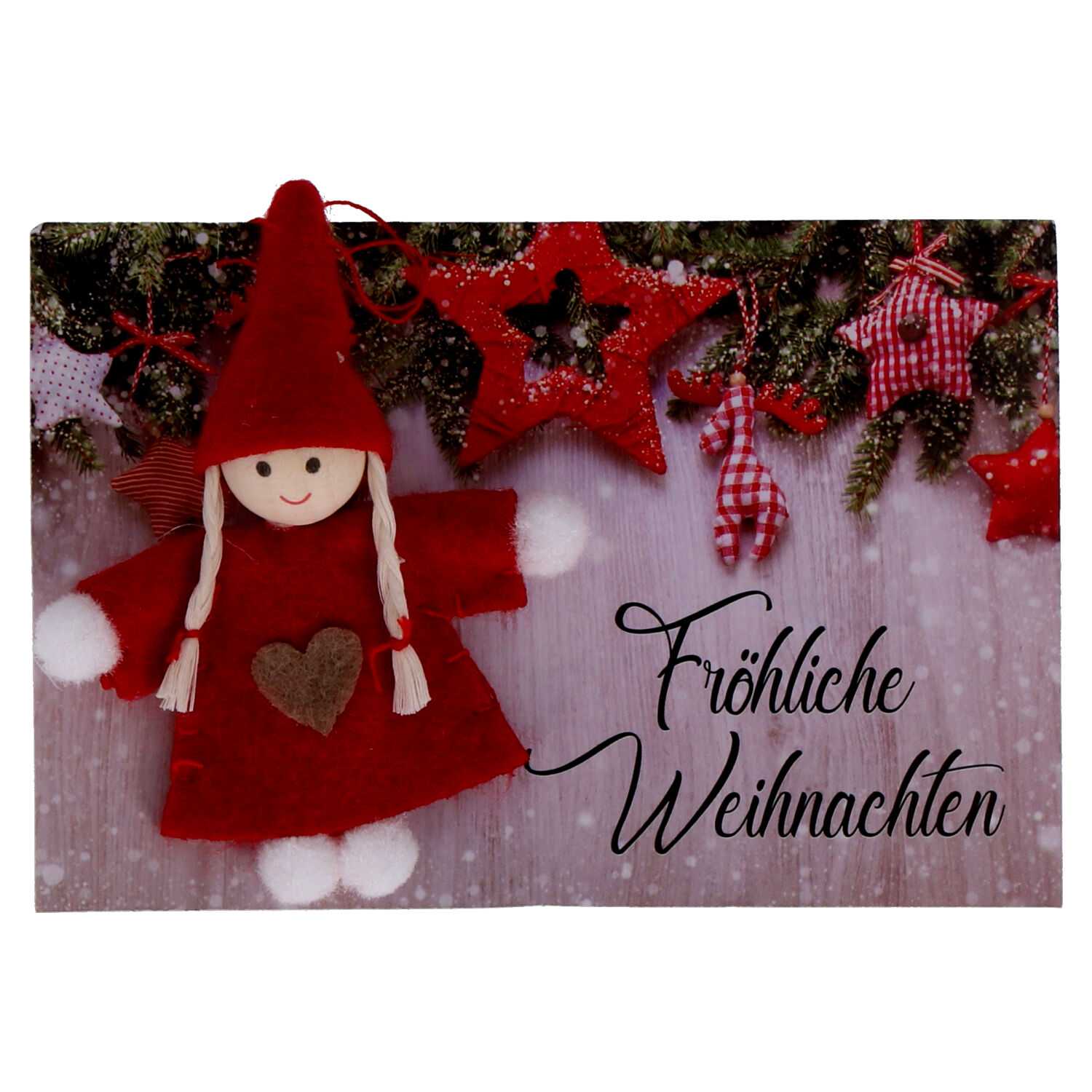Deko Wichtel auf Karte
