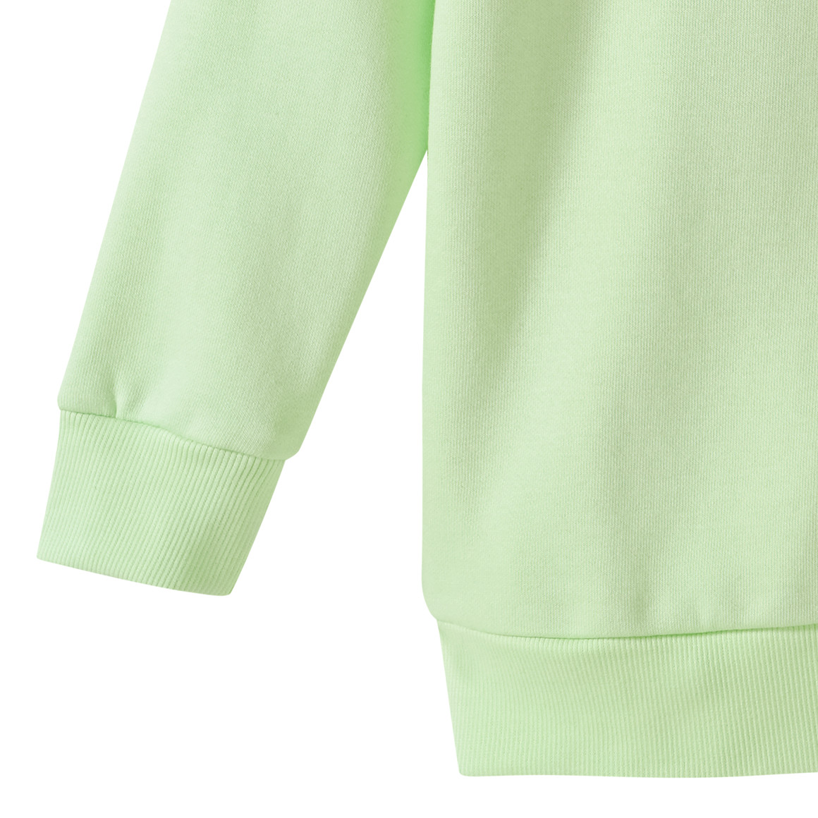 Famy Mädchen Sweatshirt mit Blumen-Print hellgrün
