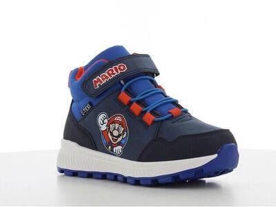 Nintendo Super Mario Vintersko, Navy/Grey Blue