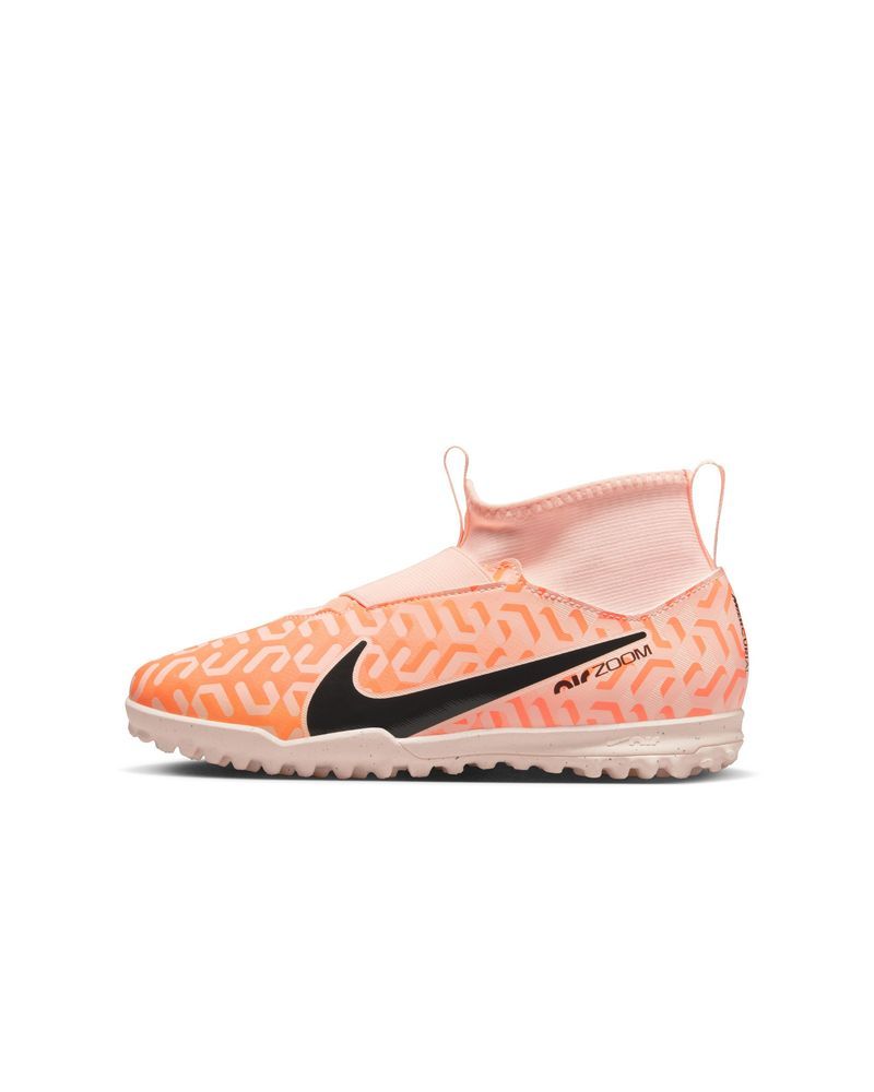 Chaussures de football Nike Mercurial Superfly 9 Academy TF Orange pour enfant
