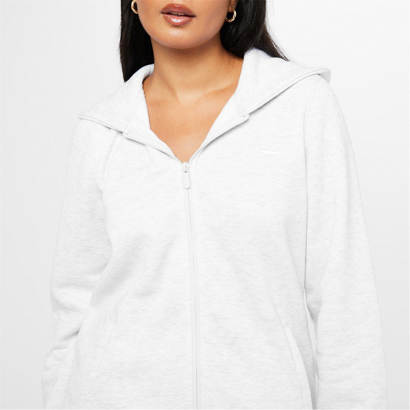 Slazenger Fitted Full Zip Hoodie Womens