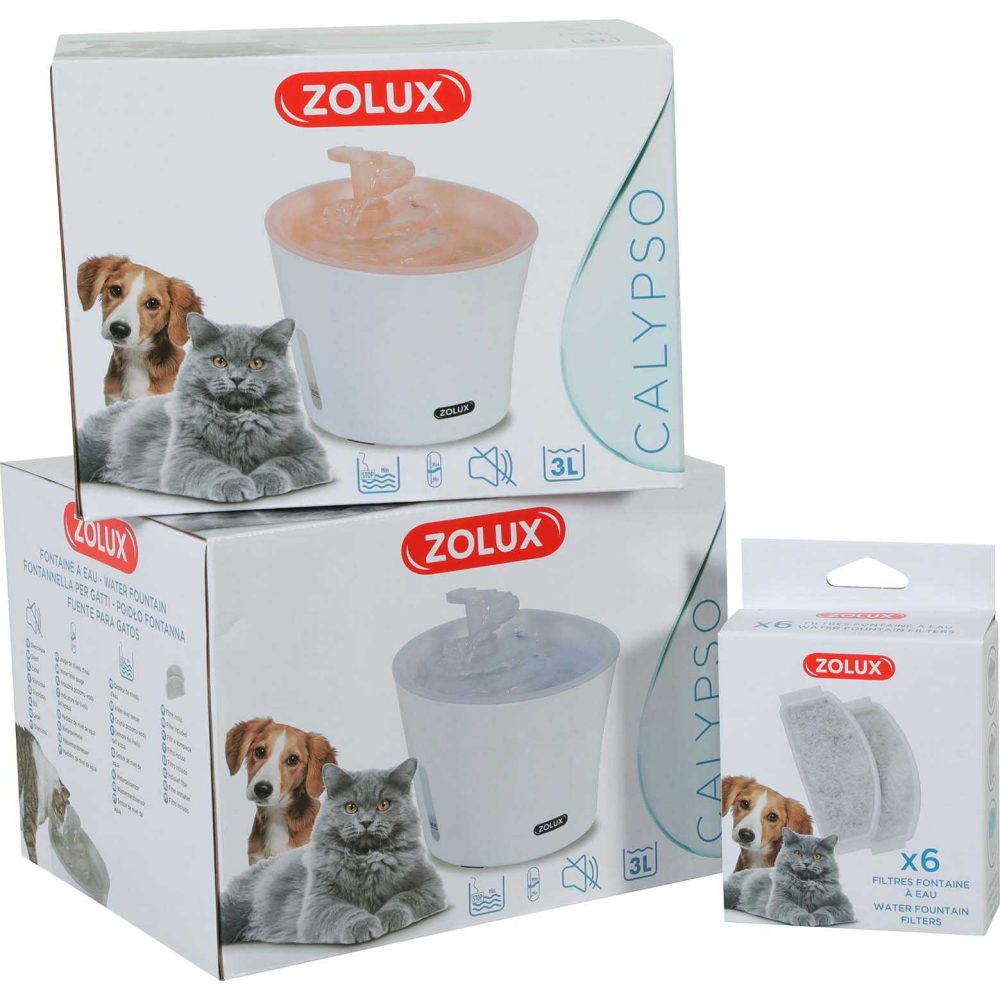 Fontaine à eau pour chiens et chats calypso 3 litres