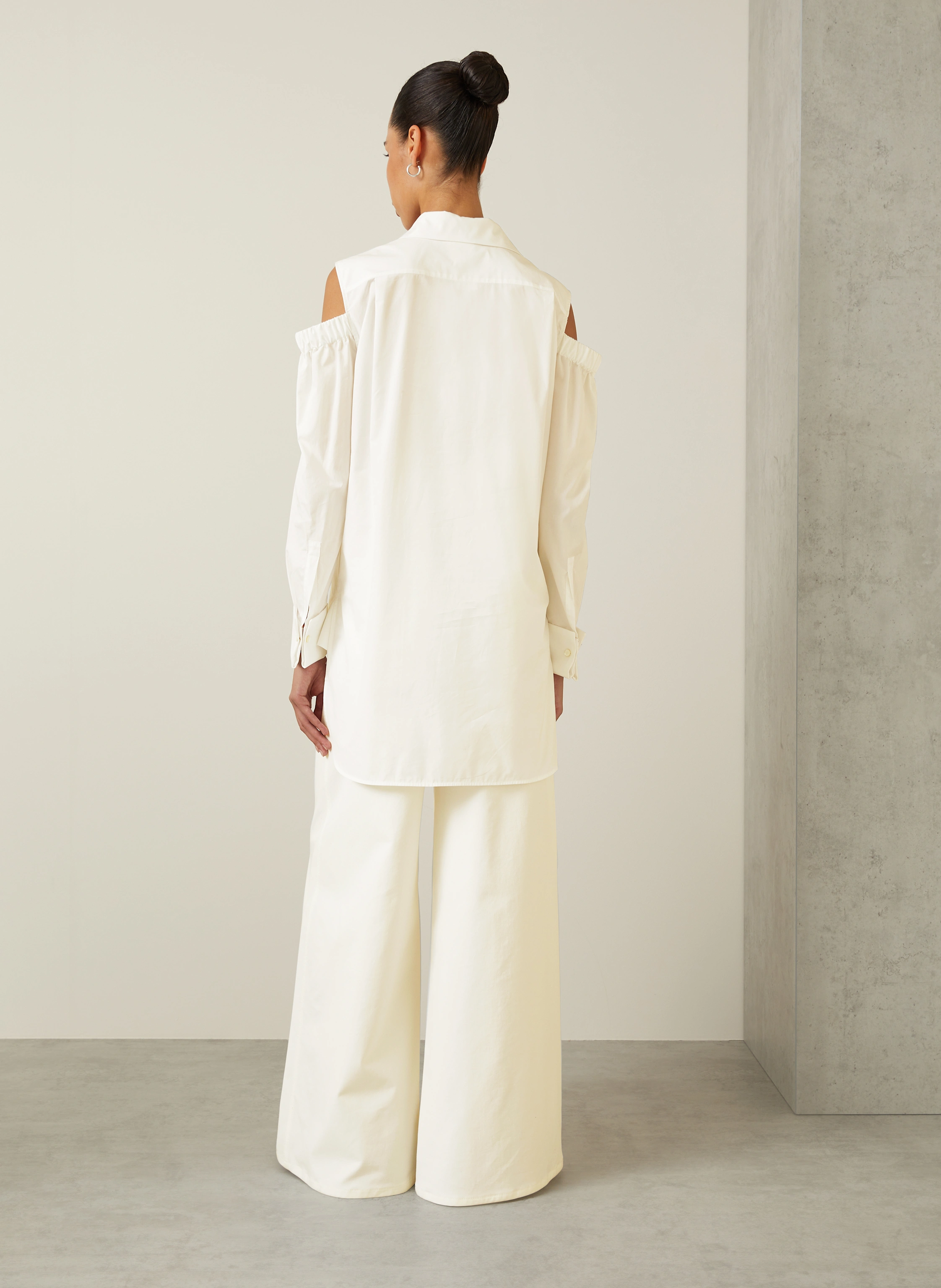 Max Mara Cold-Shoulder-Bluse RAGNI