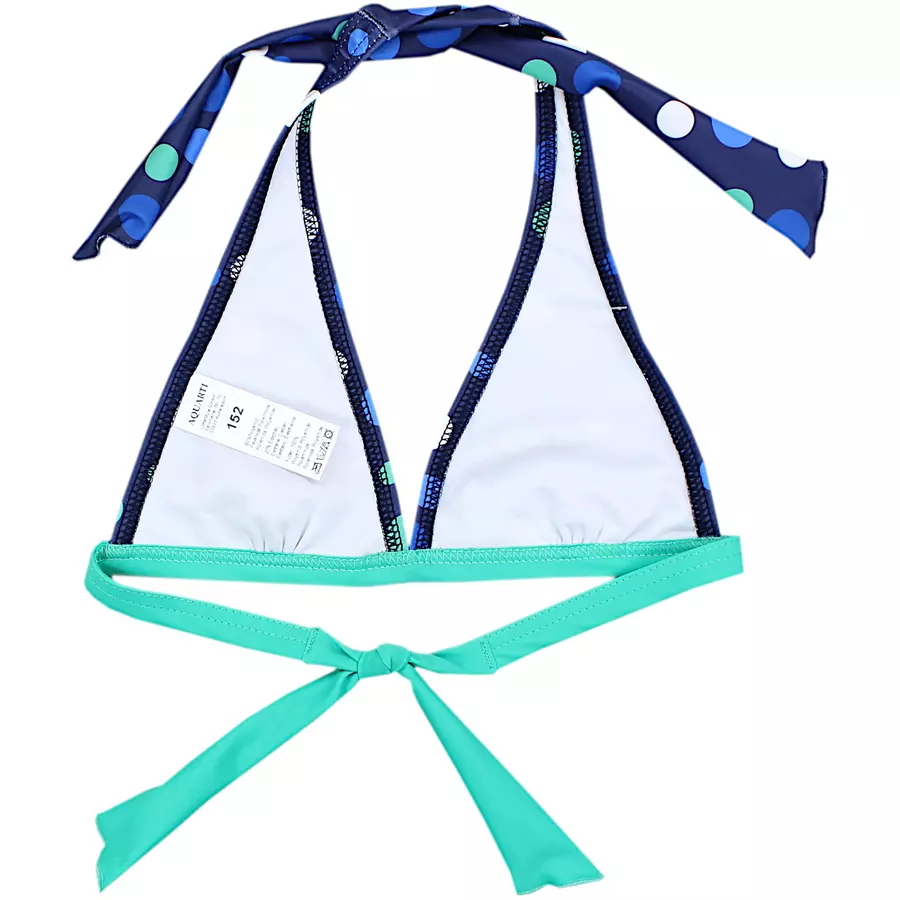Aquarti Mädchen Bikini Set Zweiteilig Bikinislip Bustier türkisgrün