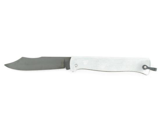 Tiki 200 Carbone Noir - Manche Acier Chromé Couteau de poche Le Thiers par Cognet Douk Douk