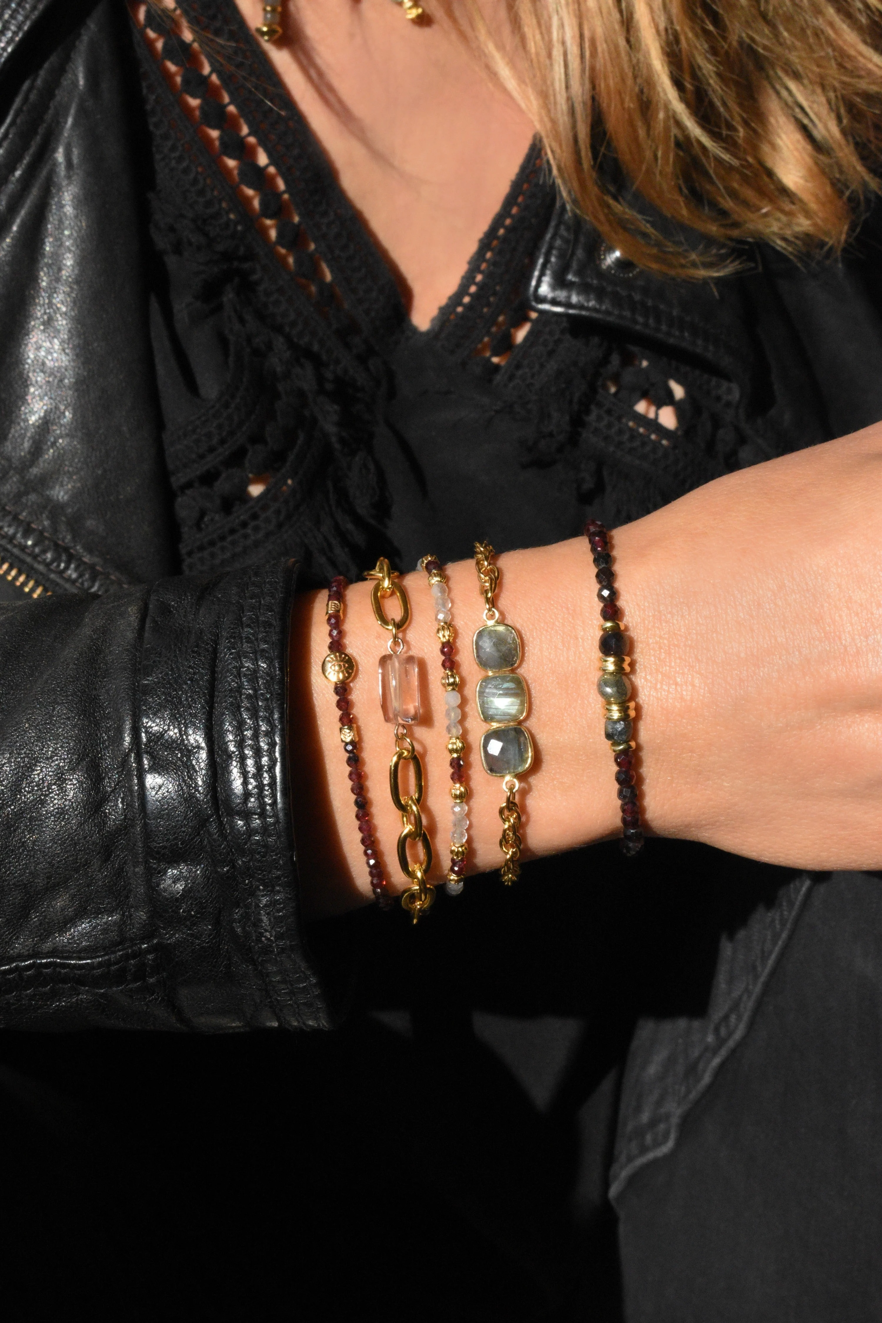 DIOPNA - Bracelet grenat | Rouge