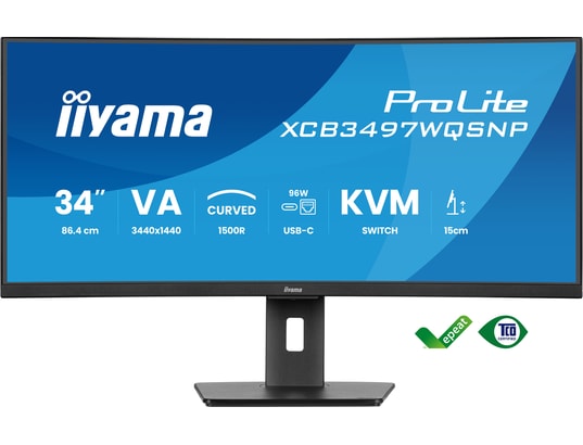 IIYAMA - Ecran PC Gamer 34 pouces incurvé 34 VA 21:9 incurvé 0.4ms - XCB3497WQSNP-B1