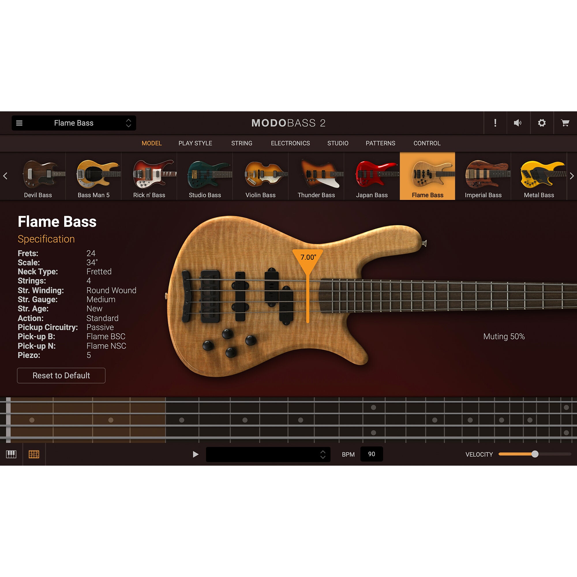 IK Multimedia MODO Bass 2.0 virtuele basgitaar plug-in (download)