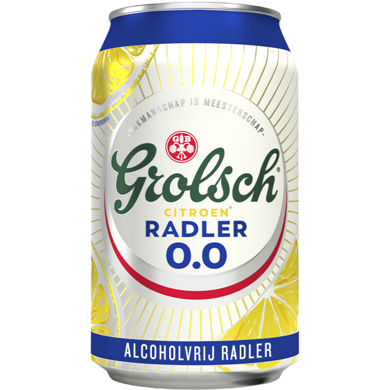 Grolsch Radler citroen 0.0%