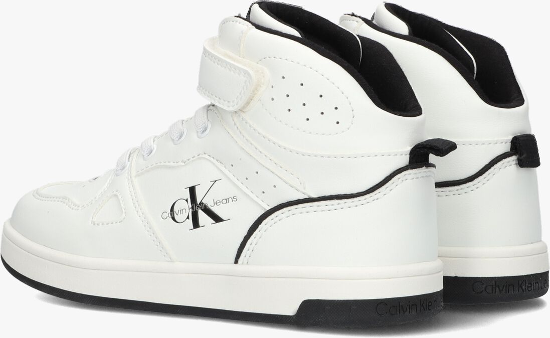 CALVIN KLEIN witte calvin klein hoge sneaker 80722