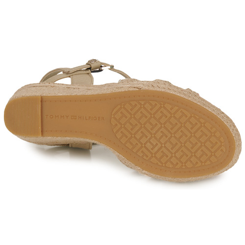 Tommy Hilfiger - ESSENTIAL BASIC WEDGE SANDAL Beige