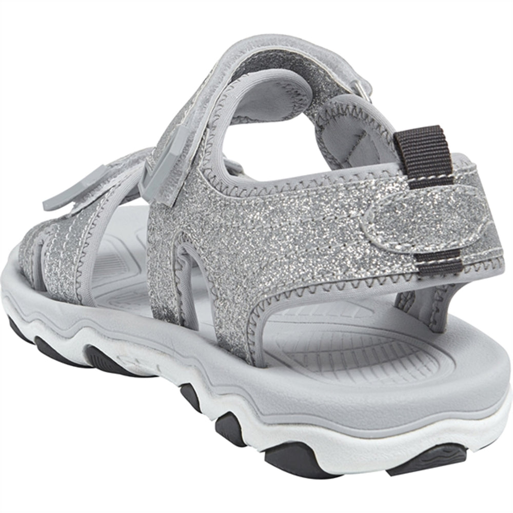 Sandal Glitter Jr Silver - Hummel → Luksusbaby.dk