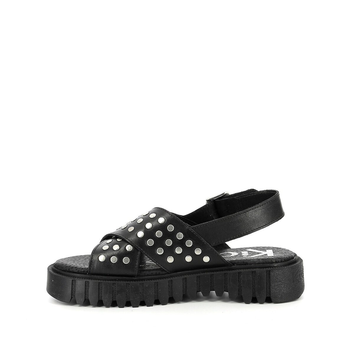KICKERS<br>Sandálias de couro Kick Fact com tachas