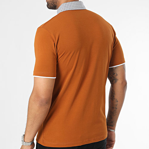 Polo Manches Courtes Marron