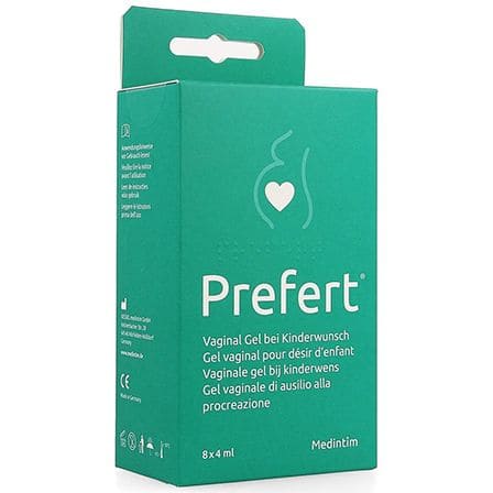 Prefert Vaginaal Glijmiddel (8 x 4 ml)