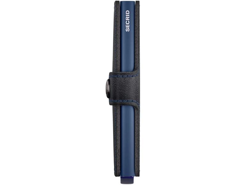 SECRID Portemonnaie Miniwallet Original Black Navy Noten- und Karten-Portemonnaie mit RFID-Schutz