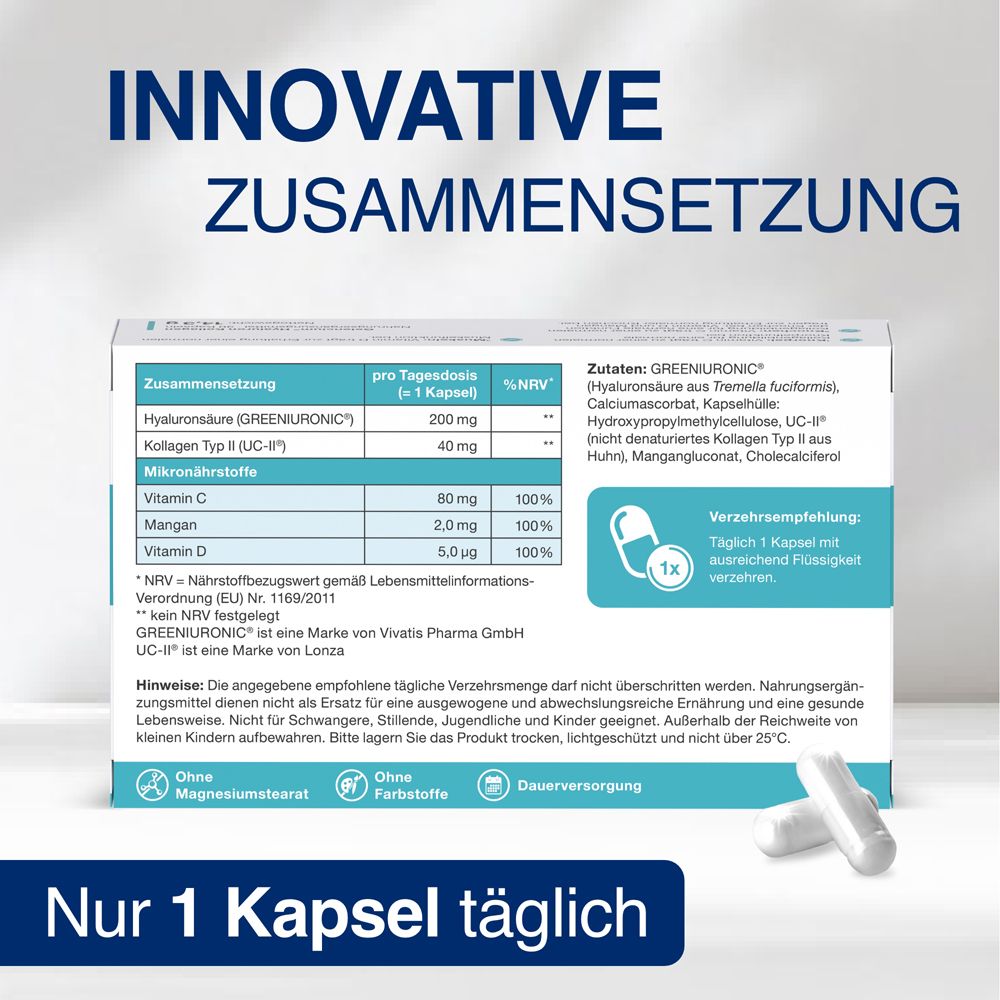 GELENCIUM® Hyaluron und Kollagen