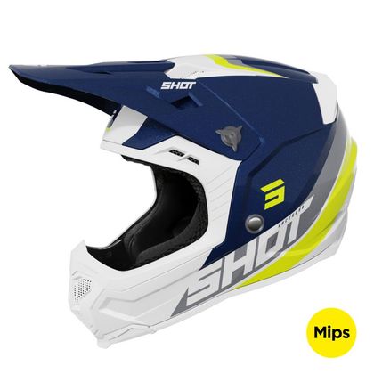 Casque cross Shot CORE - CUSTOM 2024 - Bleu