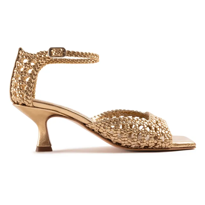 Souliers Martinez Sandales Veronica | Doré