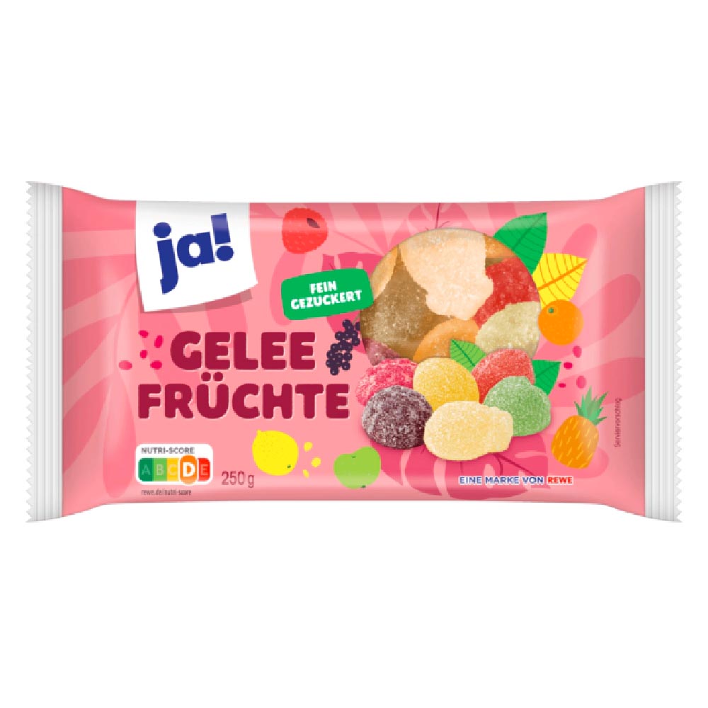 ja! Geleefrüchte 250g MHD:30.10.25