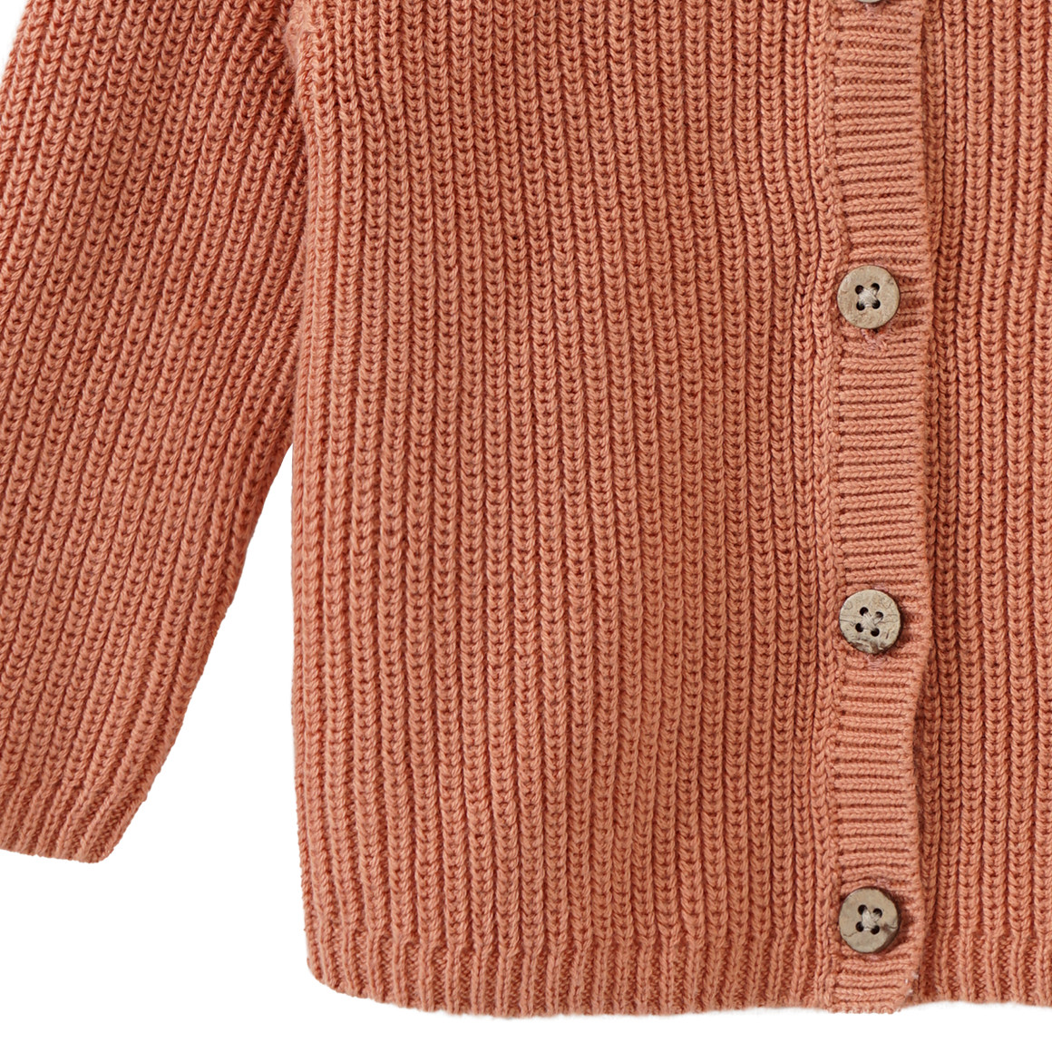 Topomini Pure Collection Newborn Strickjacke mit Knopfleiste beige