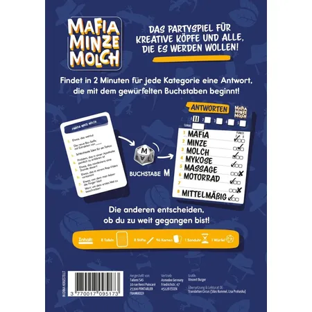 Asmodee Mafia Minze Molch