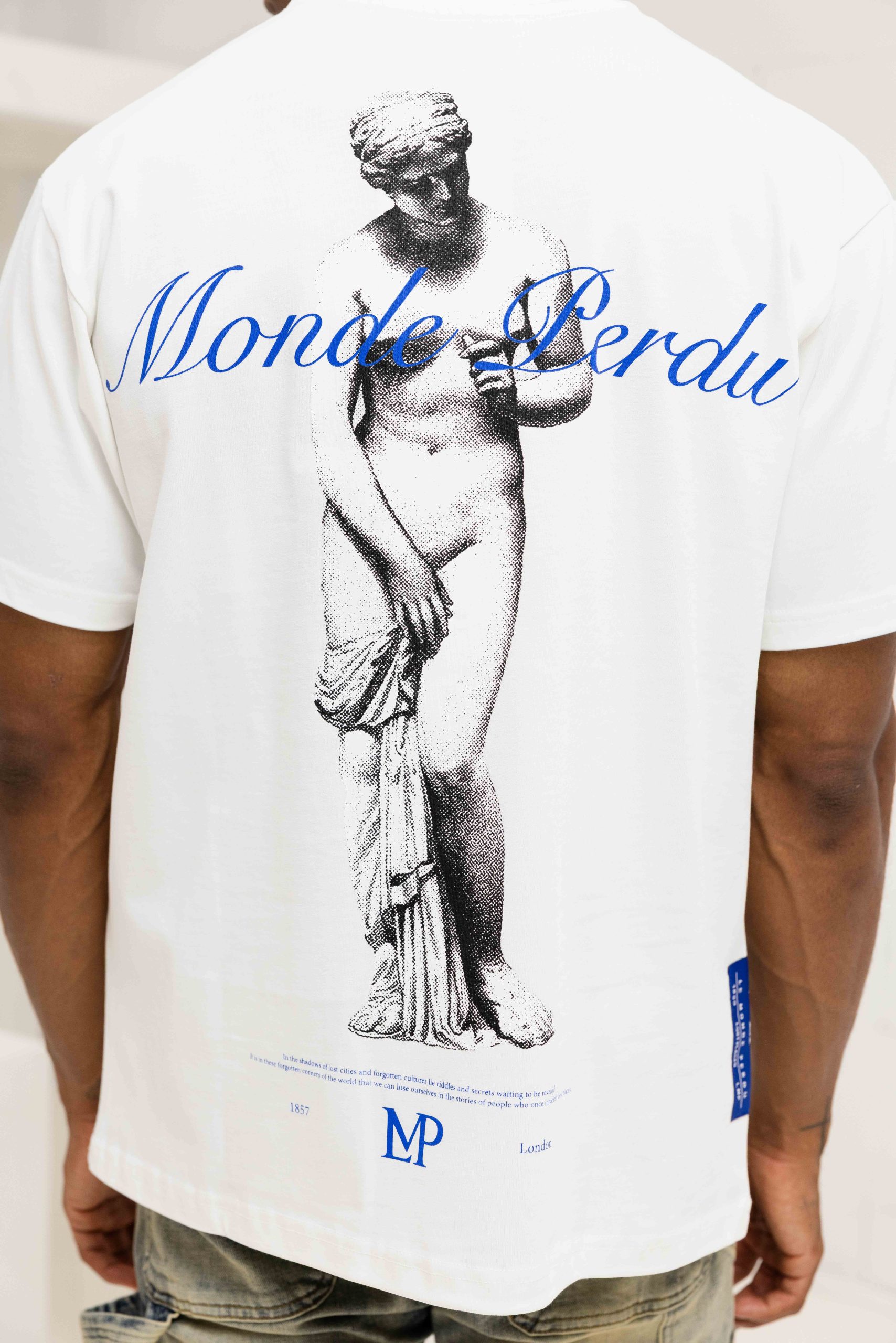 Le Monde Perdu Vinus Ostia T-Shirt Heren Gebroken Wit