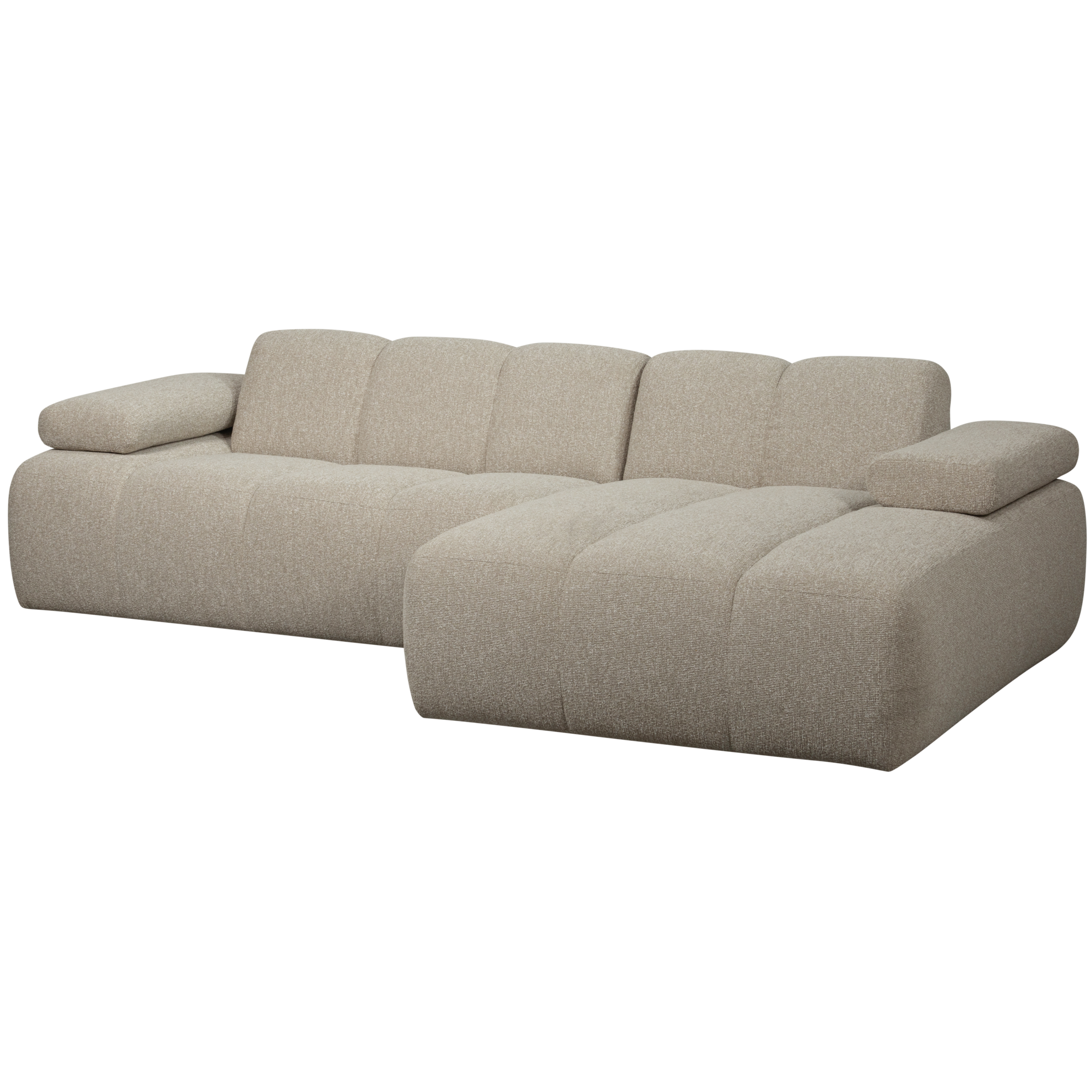 Mojo Chaise Longue - Bouclé - Beige Melange Mojo Chaise Longue - Rechts - Bouclé - Beige Melange