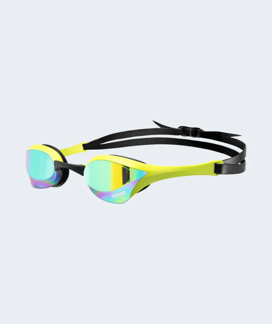 Arena Elite svømmebriller - Cobra Ultra SWIPE Mirror - Gul/lime