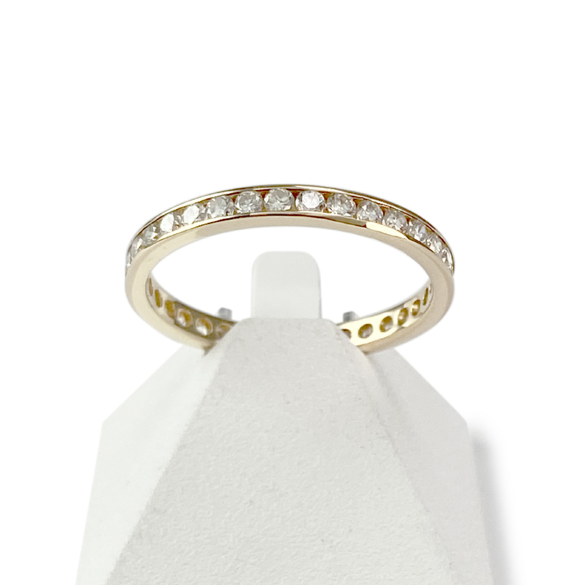 Bague d'occasion or 750 jaune diamants