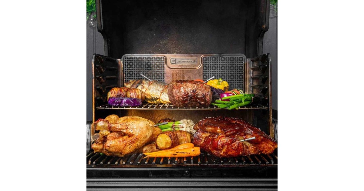 MeaterPro thermometer  (Roestvrij staal/houtkleur, Bluetooth 5.2)