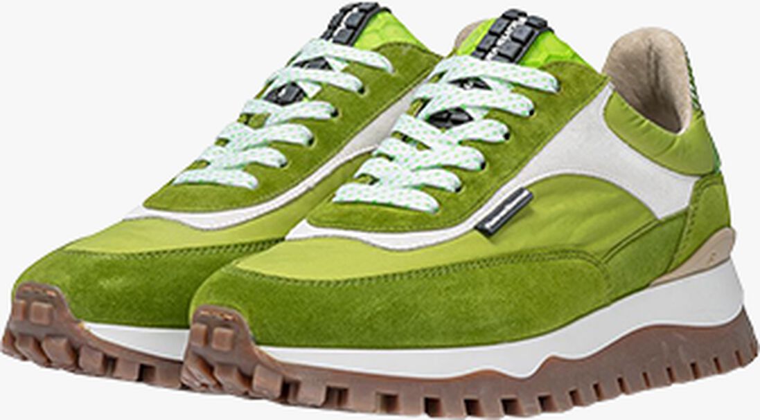 FLORIS VAN BOMMEL groene floris van bommel lage sneakers sfm-10157
