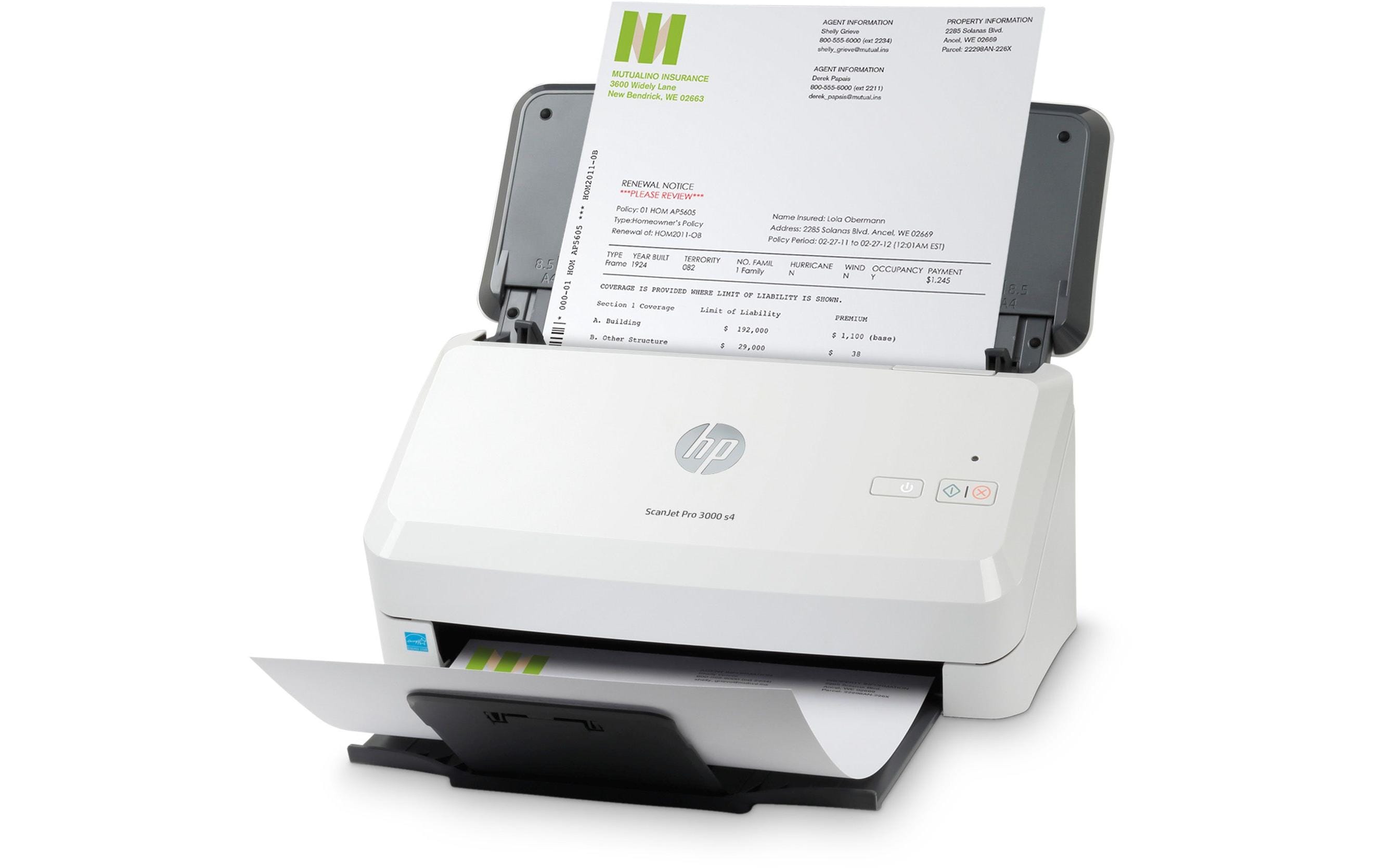 Dokumentenscanner ScanJet Pro 3000 s4<br>Scanner mit Einzelblattzufuhr im kompakten Format