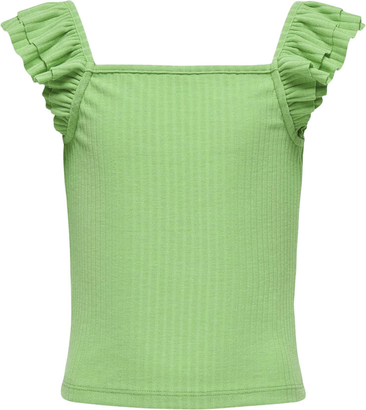 ONLY KOGNELLA S/L FRILL STRAP TOP JRS Spring bouquet