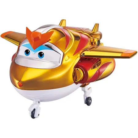 Waiky Super Wings Transforming Flugzeug Golden Boy, ca. 12 cm
