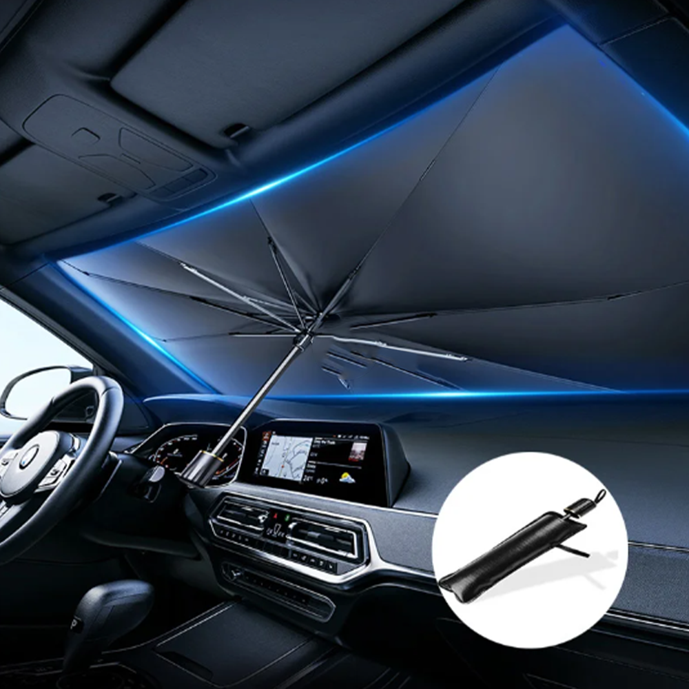 (133x76cm) Praktische Windschutzscheibe Sonnenblende Sonnenschirm für das Auto